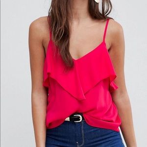 Pink prettylittlething tank - never worn